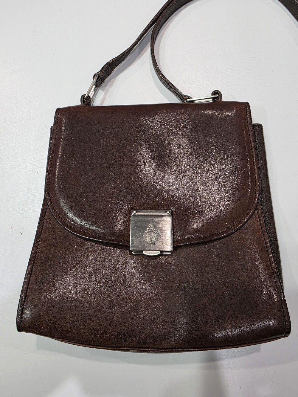 Vintage Mark Cross leather handbag